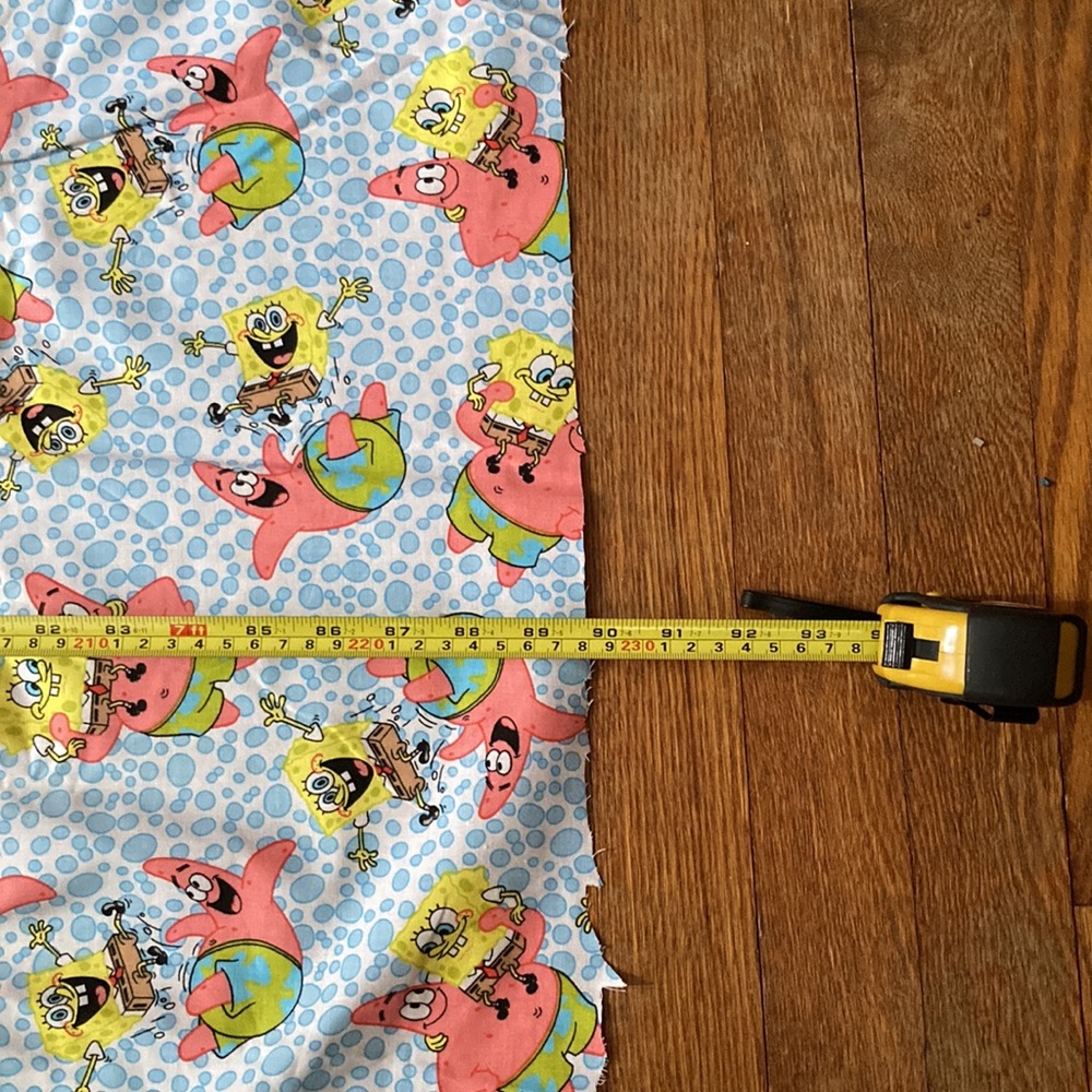 SpongeBob SquarePants Cartoon Fabric - Picture 2 of 3